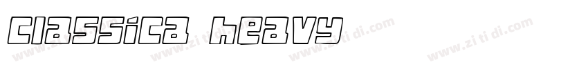 Classica Heavy字体转换